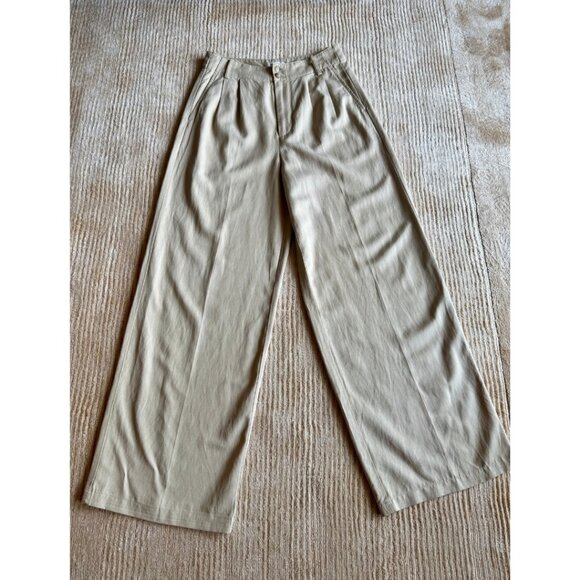 Madewell Harlow Wide-Leg Pant Vintage Khaki Size 0 - Picture 5 of 9